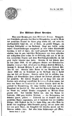 Berliner Revue Freitag 24. Juli 1857