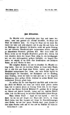 Berliner Revue Freitag 23. Oktober 1857