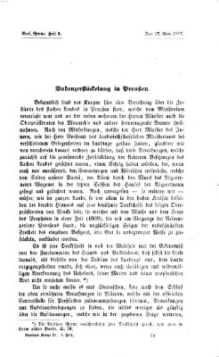 Berliner Revue Freitag 27. November 1857