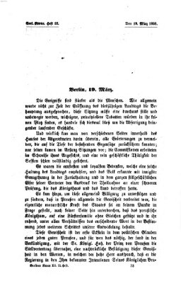 Berliner Revue Freitag 19. März 1858