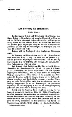 Berliner Revue Dienstag 6. April 1858