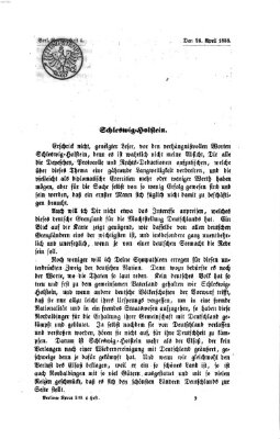 Berliner Revue Montag 26. April 1858