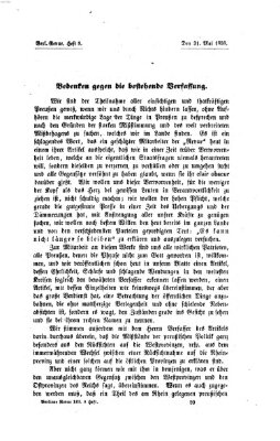 Berliner Revue Montag 31. Mai 1858