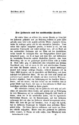 Berliner Revue Montag 28. Juni 1858