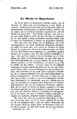 Berliner Revue Samstag 22. Januar 1859