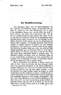 Berliner Revue Samstag 9. April 1859