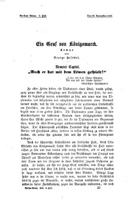 Berliner Revue Samstag 26. November 1859