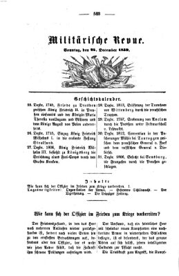 Berliner Revue Sonntag 25. Dezember 1859