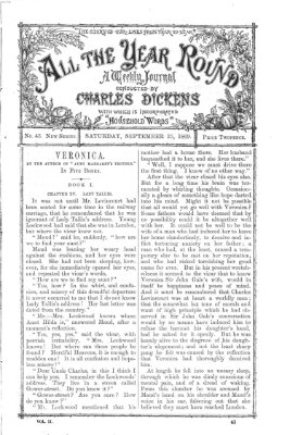 All the year round Samstag 25. September 1869