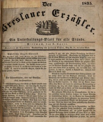 Der Breslauer Erzähler Mittwoch 8. April 1835