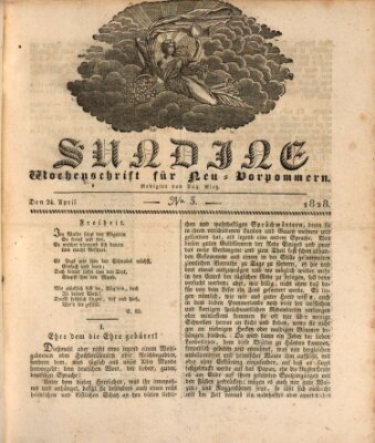 Sundine Donnerstag 24. April 1828