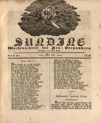 Sundine Donnerstag 10. Juli 1828