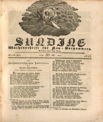 Sundine Donnerstag 24. Juli 1828