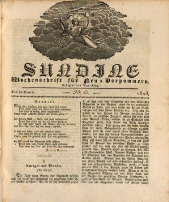 Sundine Donnerstag 25. September 1828