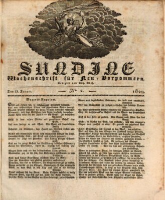 Sundine Donnerstag 15. Januar 1829