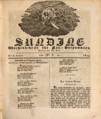 Sundine Donnerstag 22. Januar 1829