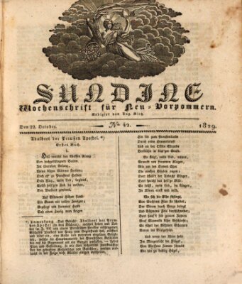 Sundine Donnerstag 22. Oktober 1829