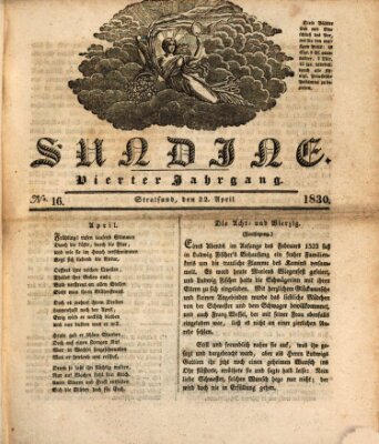 Sundine Donnerstag 22. April 1830