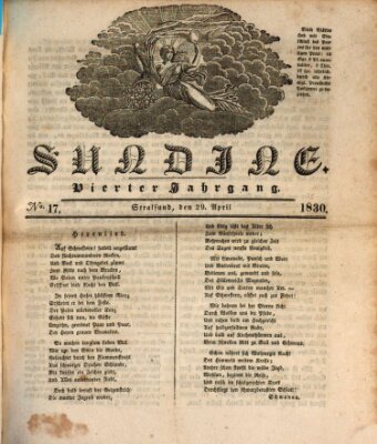 Sundine Donnerstag 29. April 1830