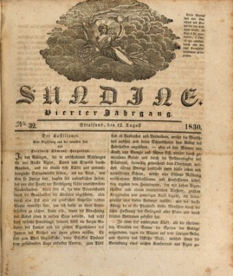 Sundine Donnerstag 12. August 1830