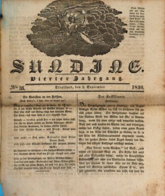 Sundine Donnerstag 2. September 1830