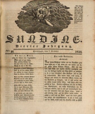 Sundine Donnerstag 7. Oktober 1830