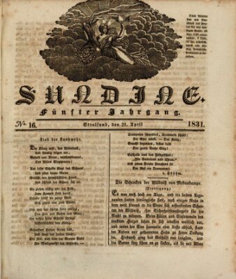 Sundine Donnerstag 21. April 1831