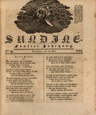 Sundine Donnerstag 14. Juli 1831