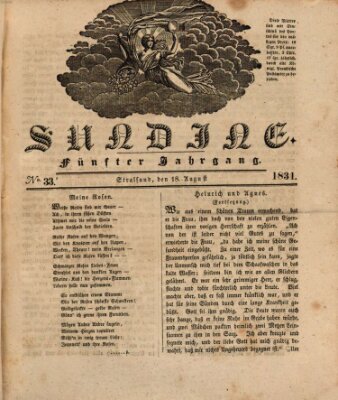 Sundine Donnerstag 18. August 1831