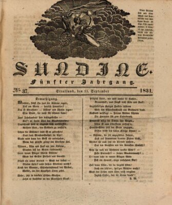 Sundine Donnerstag 15. September 1831