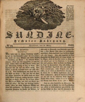 Sundine Donnerstag 22. März 1832