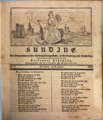 Sundine Freitag 25. Januar 1833