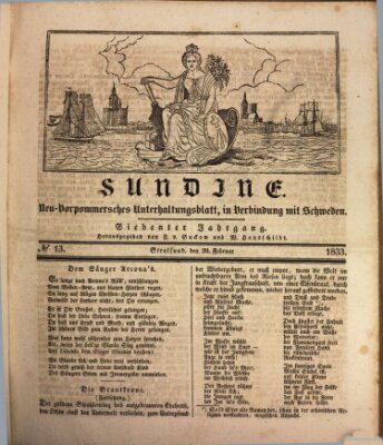 Sundine Mittwoch 20. Februar 1833