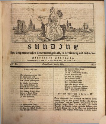 Sundine Mittwoch 6. März 1833