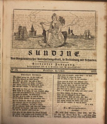 Sundine Mittwoch 3. April 1833