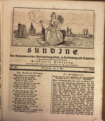 Sundine Mittwoch 8. Mai 1833