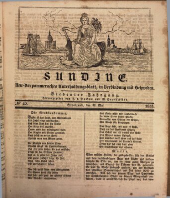 Sundine Freitag 31. Mai 1833