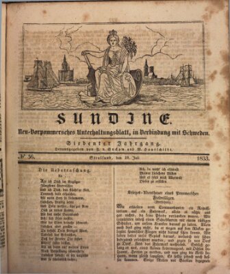 Sundine Freitag 19. Juli 1833