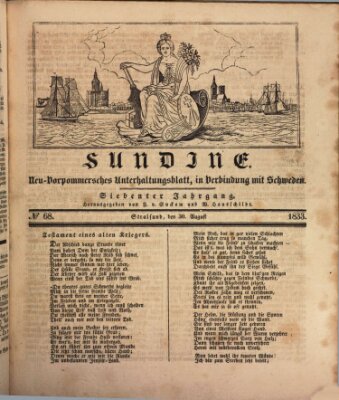 Sundine Freitag 30. August 1833