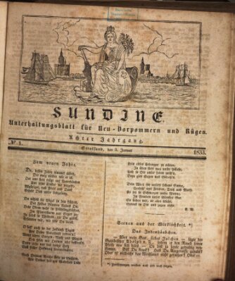 Sundine Freitag 3. Januar 1834