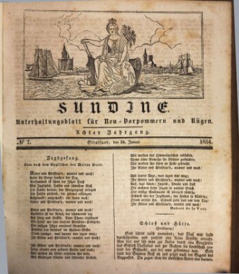 Sundine Freitag 24. Januar 1834