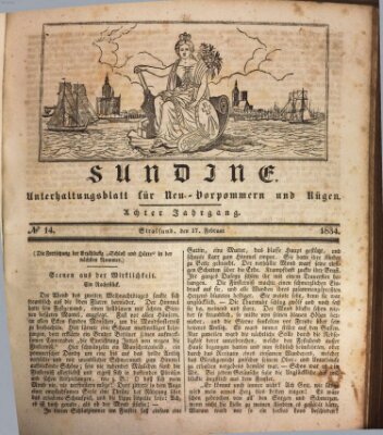 Sundine Montag 17. Februar 1834