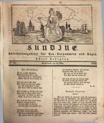 Sundine Freitag 14. März 1834