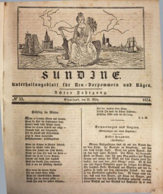 Sundine Freitag 21. März 1834