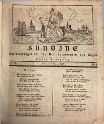 Sundine Freitag 11. April 1834