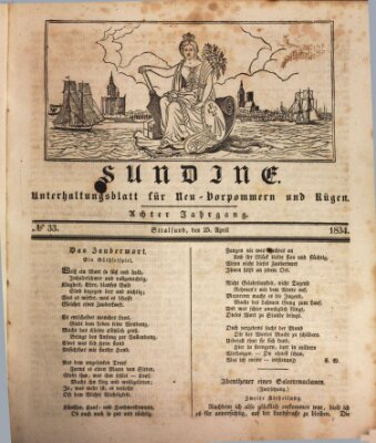 Sundine Freitag 25. April 1834