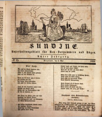 Sundine Freitag 2. Mai 1834