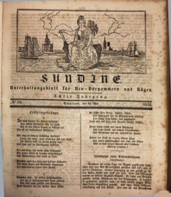 Sundine Montag 12. Mai 1834