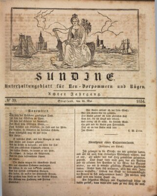 Sundine Freitag 16. Mai 1834