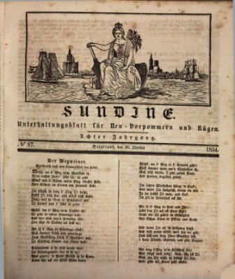 Sundine Freitag 31. Oktober 1834